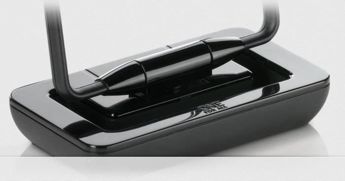 Antene e brendshme TV One For All SV 9125, DVB T T2 dhe DAB DAB+, e zezë