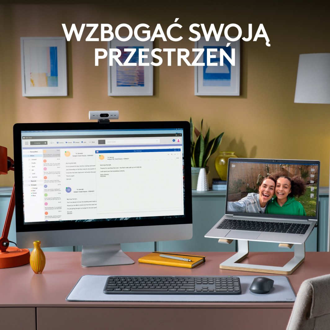 Set tastierë dhe maus Logitech Signature Slim MK950, i hirtë