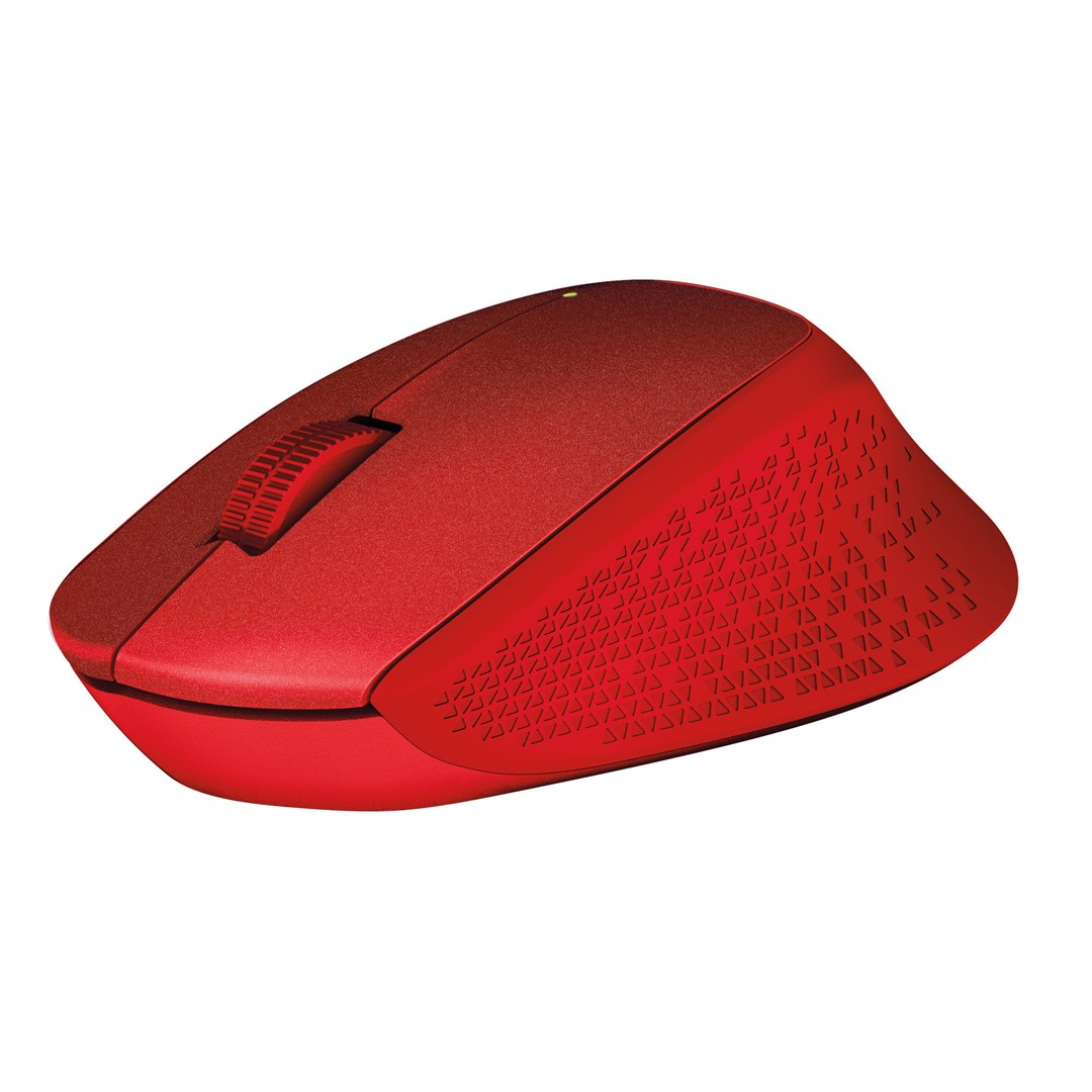 Maus Logitech M330, RF Wireless, i kuq