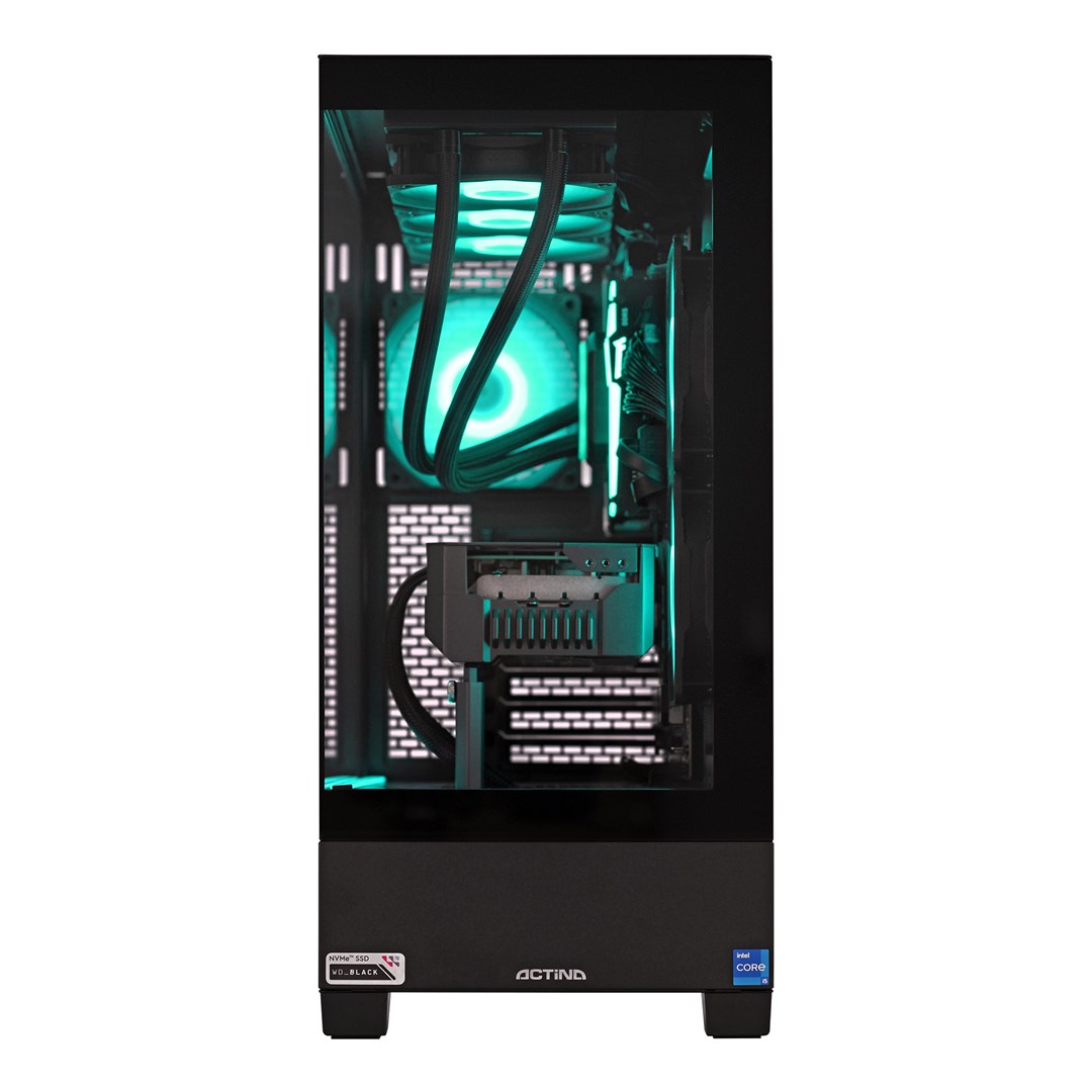 Kompjuter Actina View, Ryzen 7 7800X3D, 32GB DDR5, 1TB SSD, RTX 4090, i zi