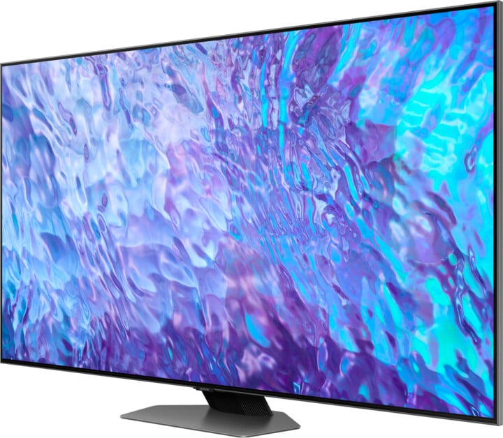 Televizor Samsung QE85Q80C, 85" (214cm), 4K UHD, i argjendtë