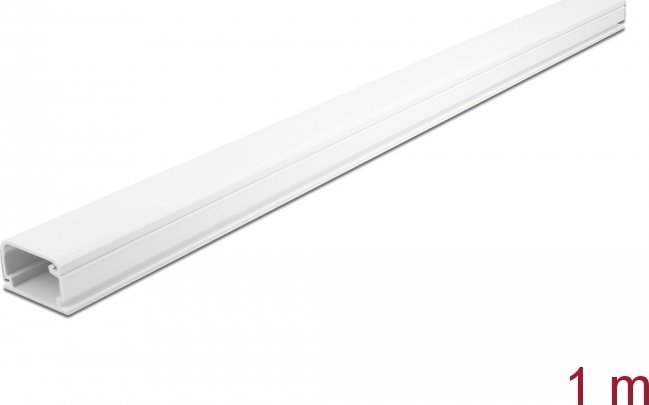 Kanal kabllor DeLOCK 20722, me ngjitje vetëngjitëse, për menaxhim kabllosh, gri