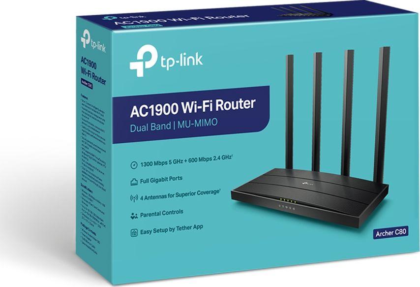Ruter TP-Link Archer C80, i zi