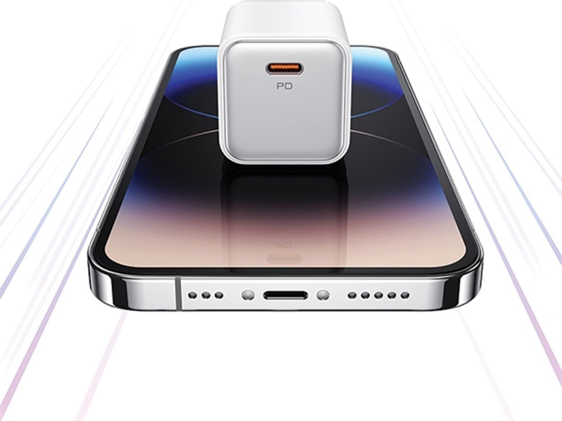 Karikues AC Usams US-CC186 X-Ron, 1x USB-C PD 30W, Fast Charging, vjollcë