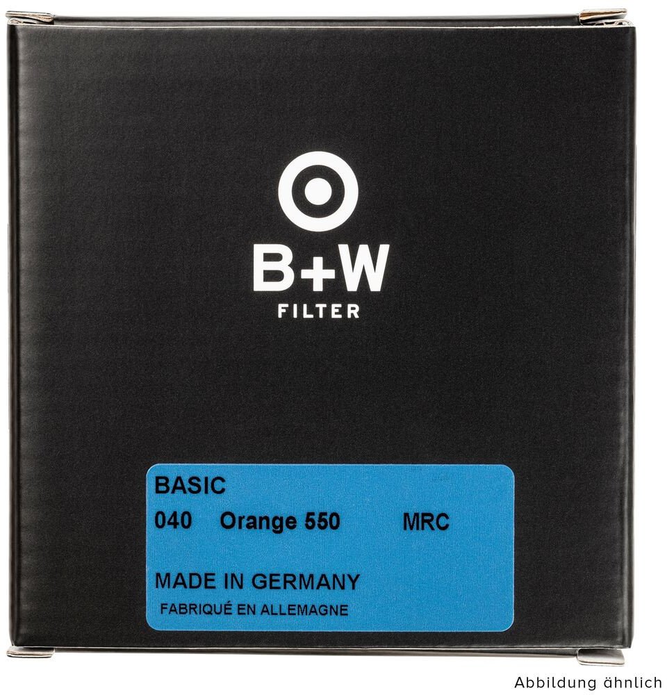 Filter fotografie B+W Basic 040M MRC Orange 550, 62mm, portokalli