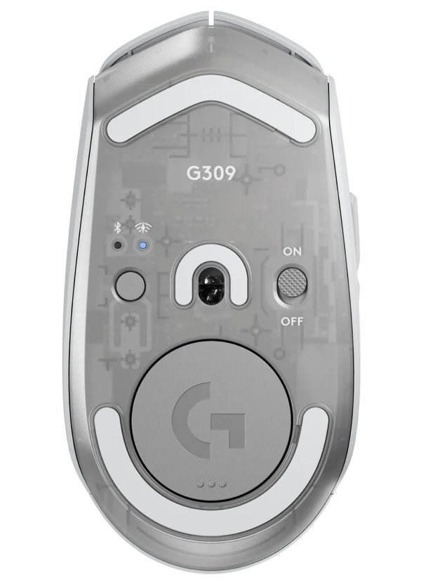 Maus Logitech G LIGHTSPEED G309, 25600 DPI, i bardhë