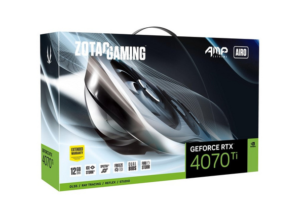 Kartelë grafike Zotac Gaming GeForce RTX 4070 Ti AMP Extreme AIRO 12GB GDDR6X
