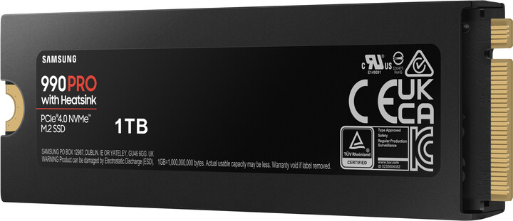 Disk SSD Samsung 990 PRO, M.2 - 1TB (Heatsink)