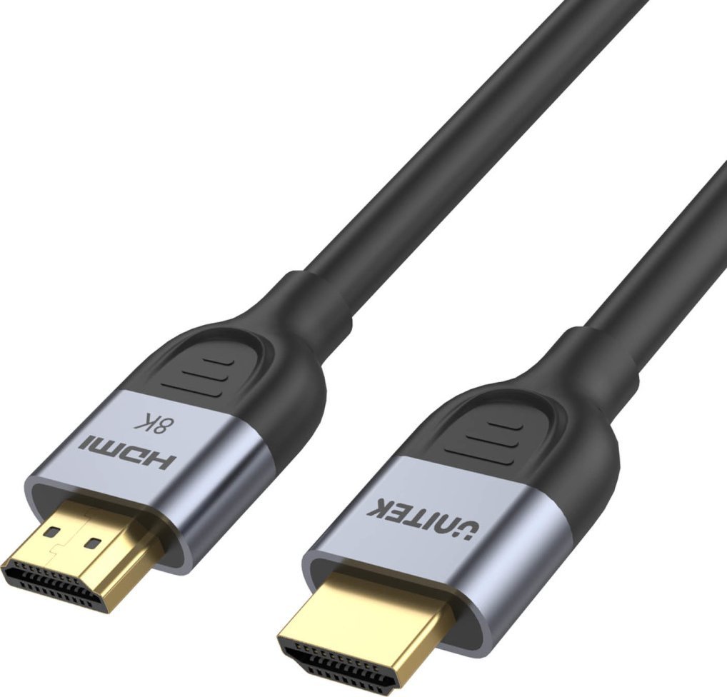 Kabllo HDMI Unitek C11086GY01, 2.1, 3m, 8K Ultra High Speed, gri