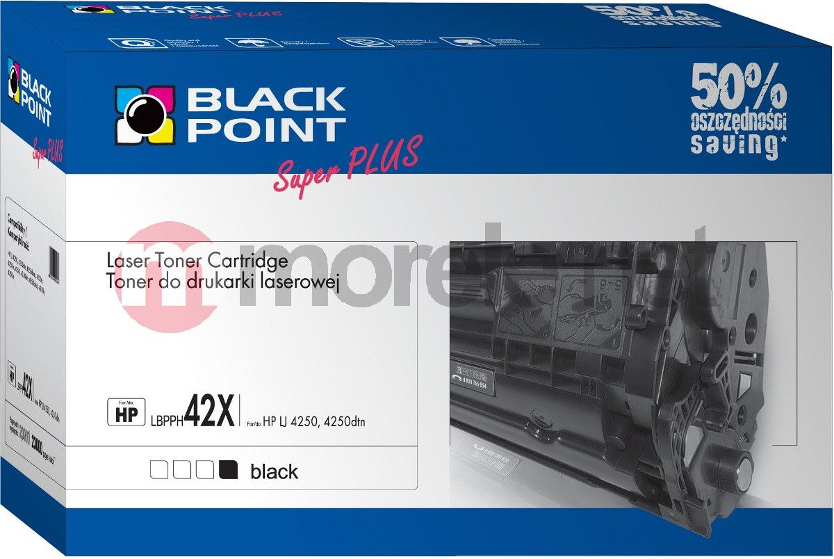 Toneri Black Point LBPPH42X, zëvendësues HP Q5942X Q5945A, i zi