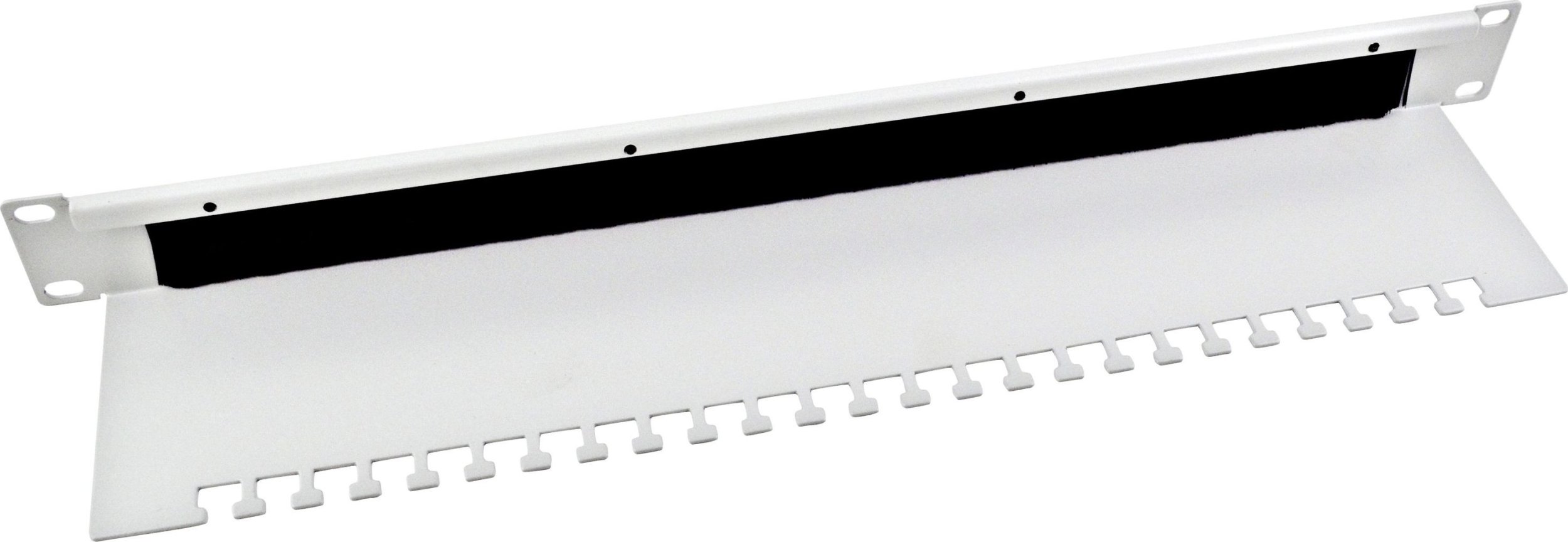 Panel furçash për rack Equip, 19", gri e hapur