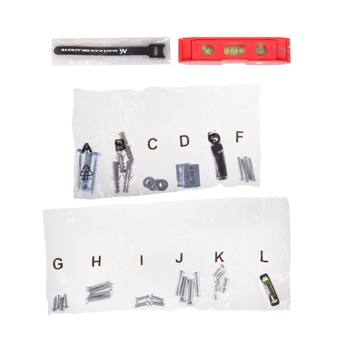 Носач за ТВ Maclean MC-422, 43-100\", VESA 800x400, 120kg, црна