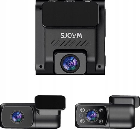 Камера за автомобил Sjcam M60 Dashcam, 4K, Wi‑Fi, тројна
