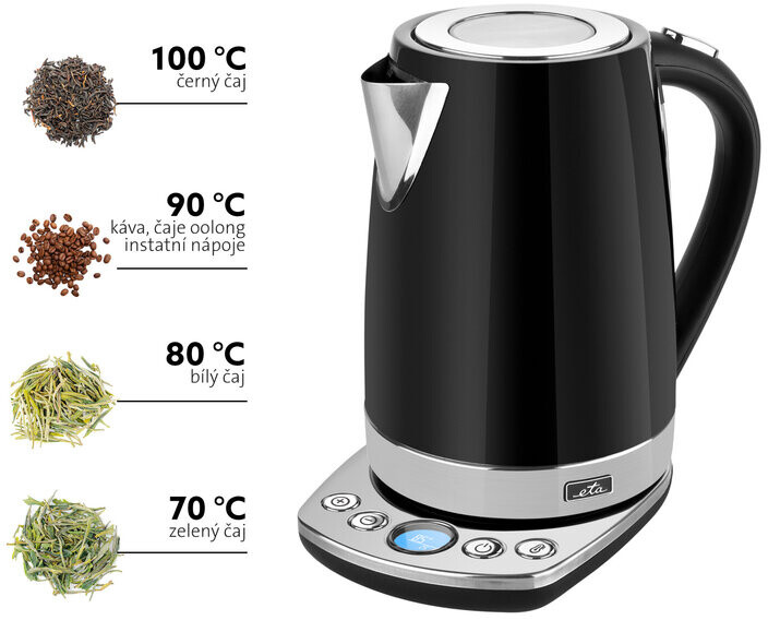 Vluese elektrike për ujë ETA Isabela, e zezë