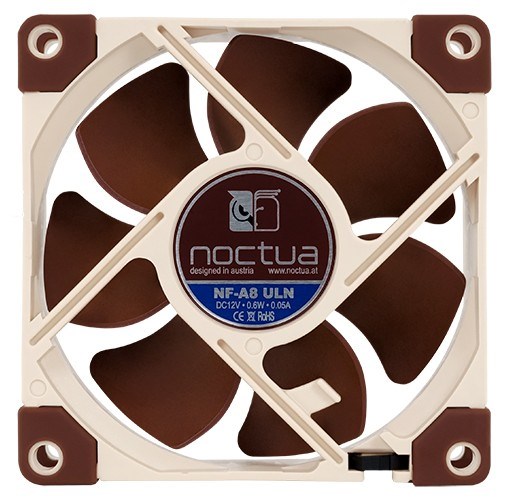 Ftohës Noctua NF-A8 ULN, 8 cm, i bronztë / bezhë