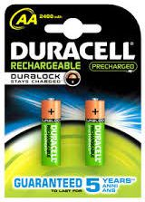 Bateri AA/ R6 Duracell Recharge Ultra, 1.2V, 2 copë