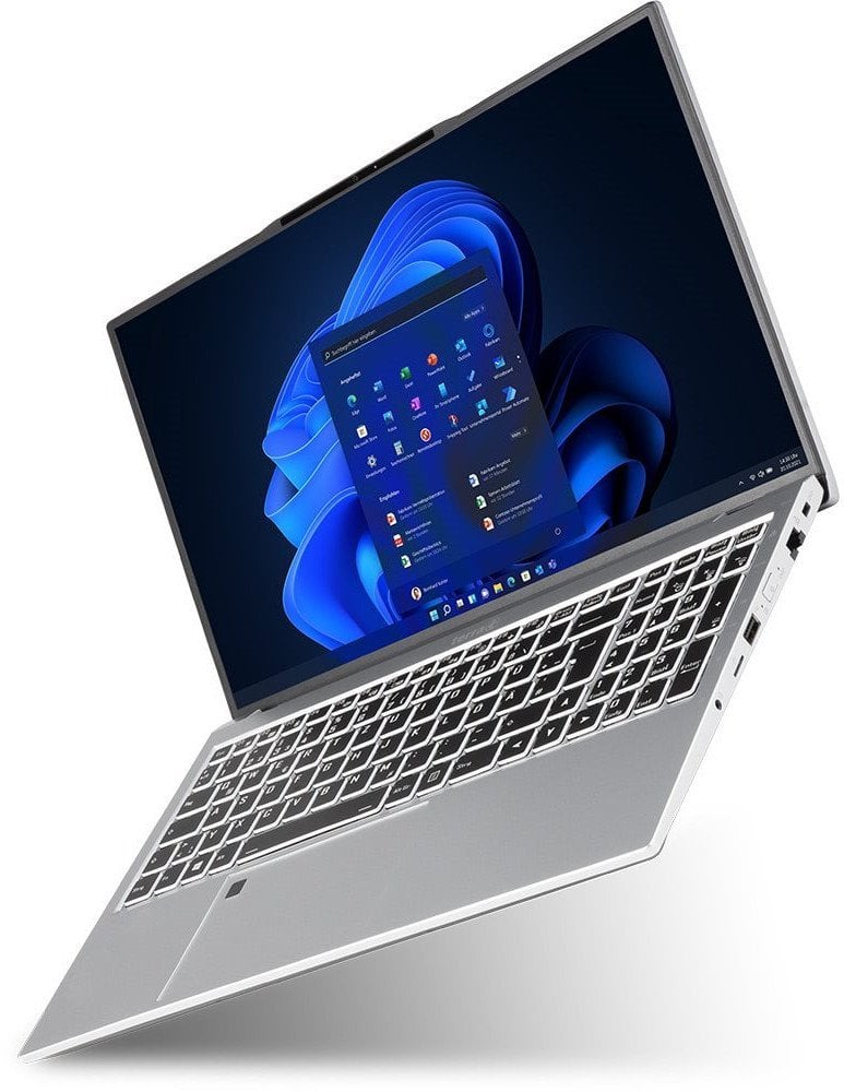 Laptop Terra Mobile 1551R, 15.6", Intel Core i5, 16GB RAM, 512GB SSD, Windows 11 Pro, argjendtë