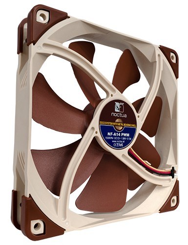 Ftohës Noctua NF-A14 PWM, 14 cm, bronz