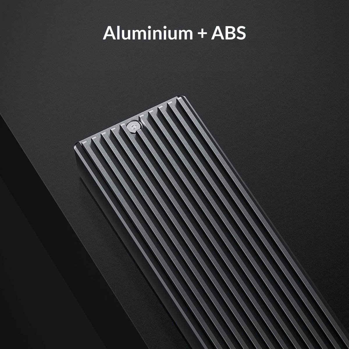 Kuti eksternale ORICO për SSD M.2 NVMe, USB-C, alumini, gri