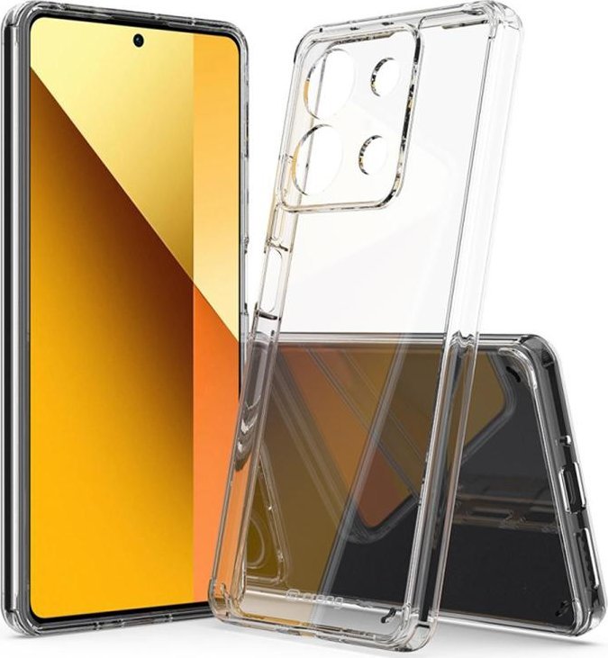 Këllëf telefoni Crong Crystal Shield, për Xiaomi Redmi Note 13 Pro 4G, transparent