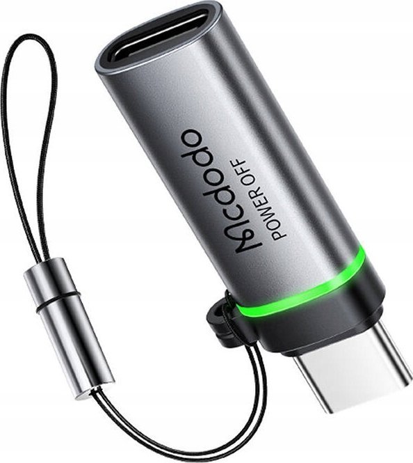 Adaptues USB C Mcdodo OT 2450, USB C në USB C, Auto Power Off, i zi