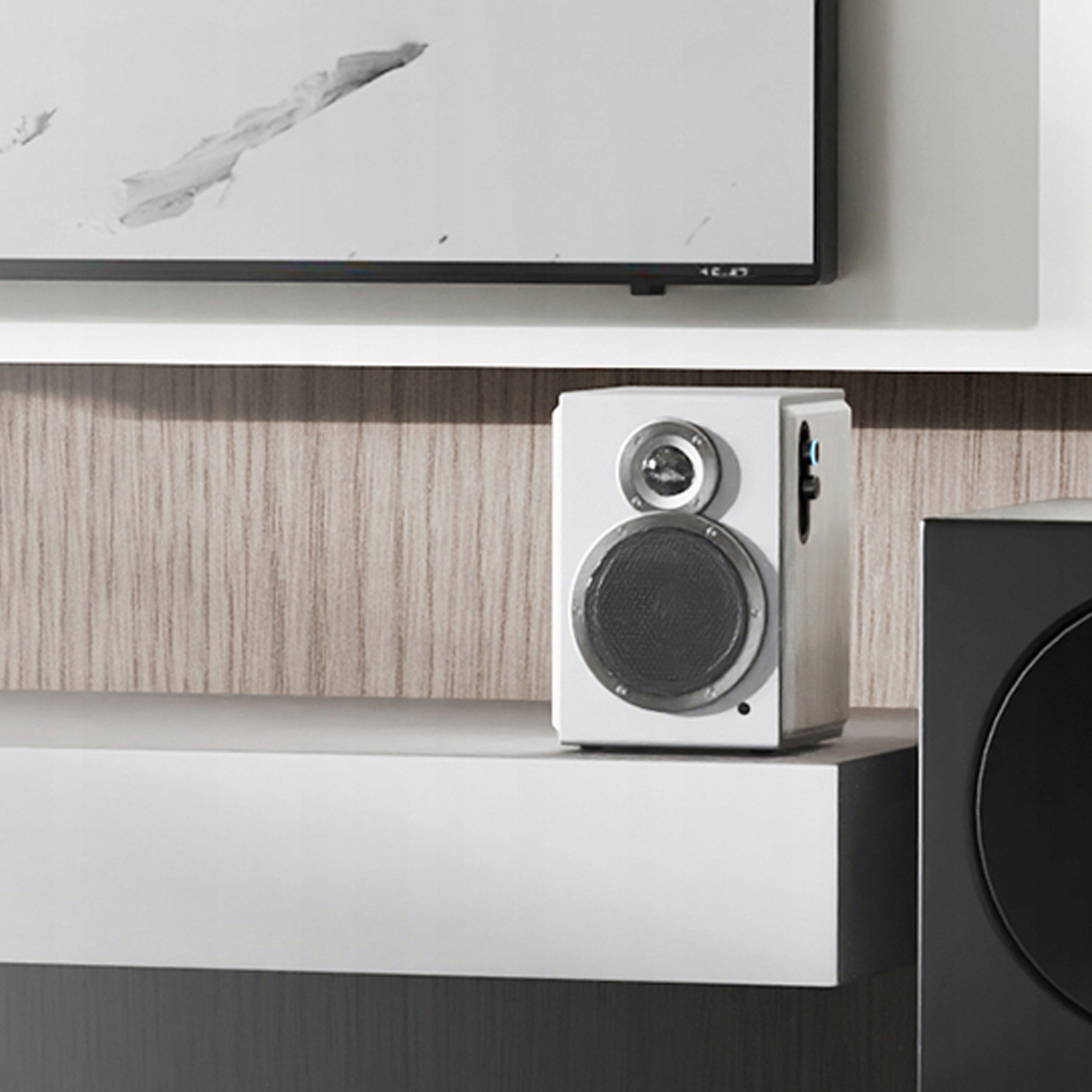 Altoparlantë aktivë FiiO SA1, 50W, Hi Fi Home Cinema, argjendtë