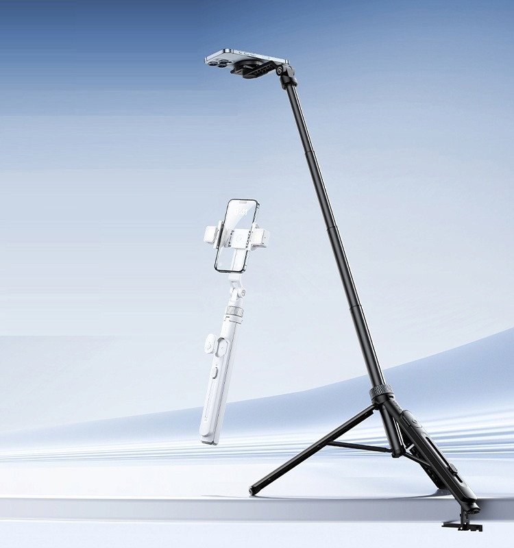 Shkop selfie Ulanzi TT88 Overhead, i rregullueshëm, i lehtë, i zi