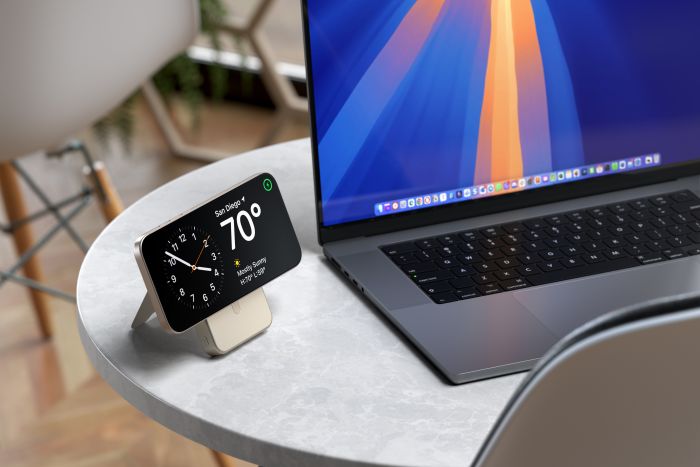 Satechi Qi2 10K Magnetic Power Bank with Stand, Sand