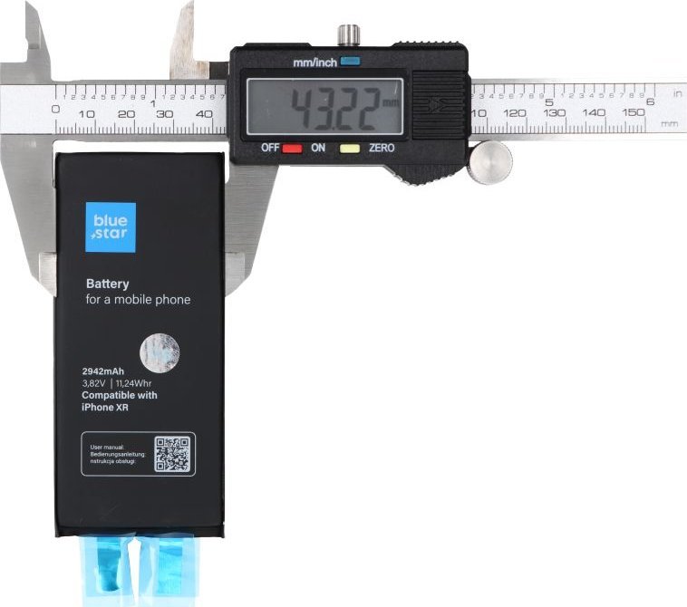 Bateri telefoni Blue Star HQ për iPhone XR, 2942 mAh, pa modul BMS