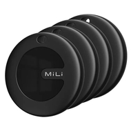 GPS tracker Mili MiTag Duo, Bluetooth, set 2 copë, i zi