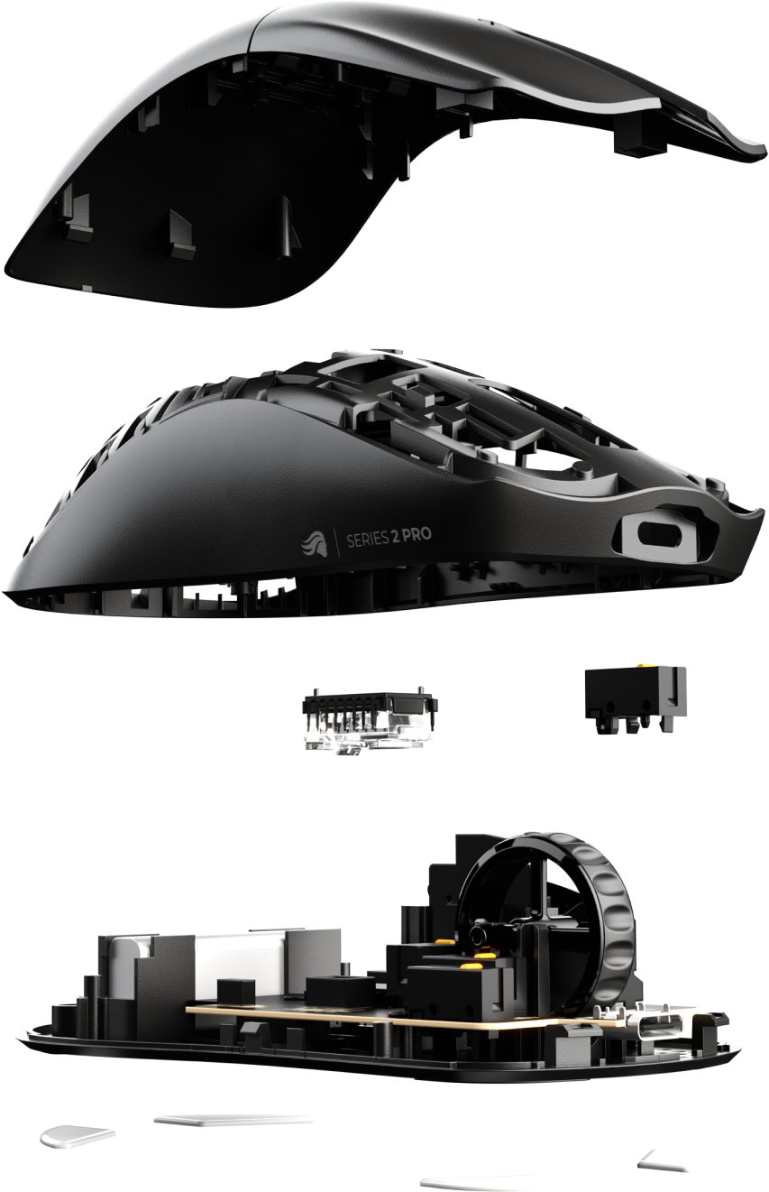 Maus gaming wireless Glorious Series 2 PRO, 55g, 26000 DPI, i zi