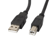 Kabllo USB Lanberg CA-USBA-11CC-0010-BK, USB-A në USB-B, 1 m, USB 2.0, e zezë