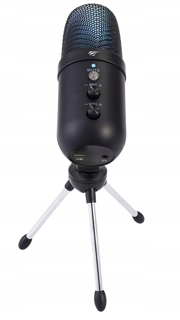 Mikrofon gaming pa tela Havit GK51, USB, i zi