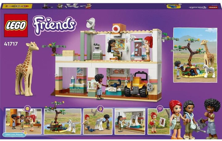 Set lodër LEGO® Friends 41717 Mia and Wildlife Rescue, 430 pjesë