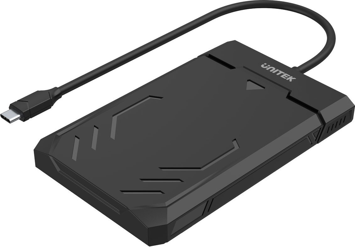 Kuti eksterne për disk 2.5" Unitek DiskGuard Raiden, USB-C 5Gbps, SATA UASP, e zezë