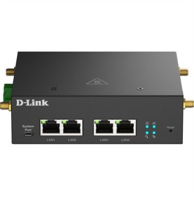 Модем D-Link 5G Multi-Connect M2M, 4 гигабитни етернет порти, двојна SIM, црн
