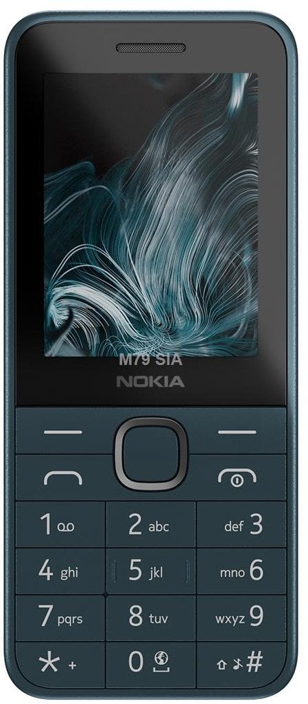 Telefoni HMD Nokia 225 4G 2024, Dual SIM, microSD, blu e errët