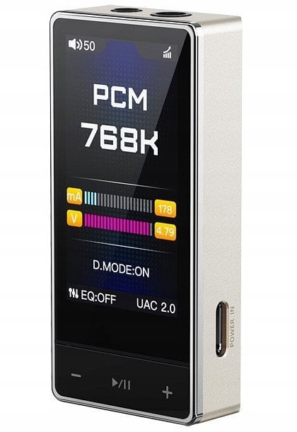 Përforcues kufjesh FiiO QX13, Hi-Res, USB DAC ES9027PRO, i zi