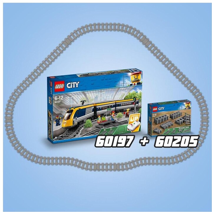 Set LEGO City 60205 - 20 pjesë të shinave