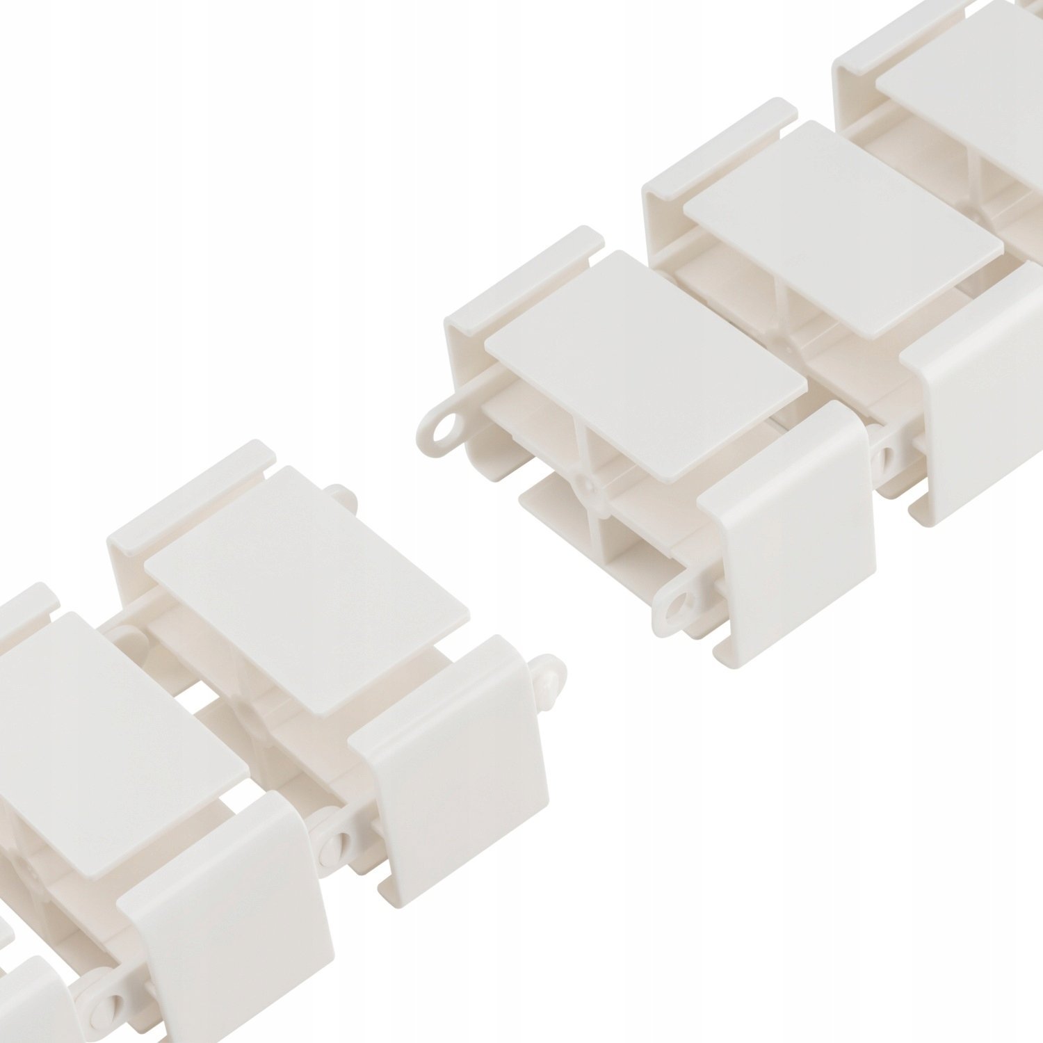 Kanal kabllosh LogiLink Flexible Cable Channel, 1347x129 mm, i bardhë