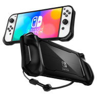 Mbrojtëse për Nintendo Switch OLED Spigen Rugged Armor, e zezë Mbrojtëse për Nintendo Switch OLED Spigen Rugged Armor, e zezë