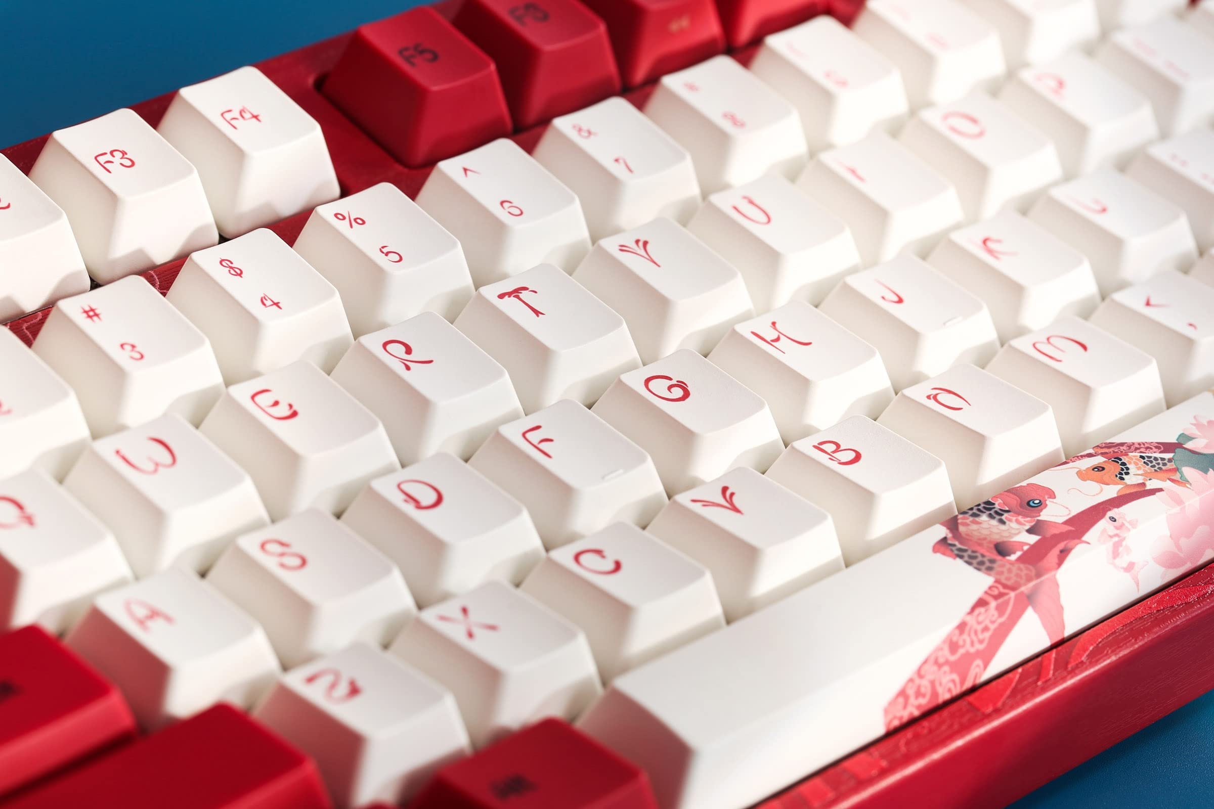 Tastierë gaming Varmilo VEA108 Koi, Cherry MX Brown, LED i bardhë