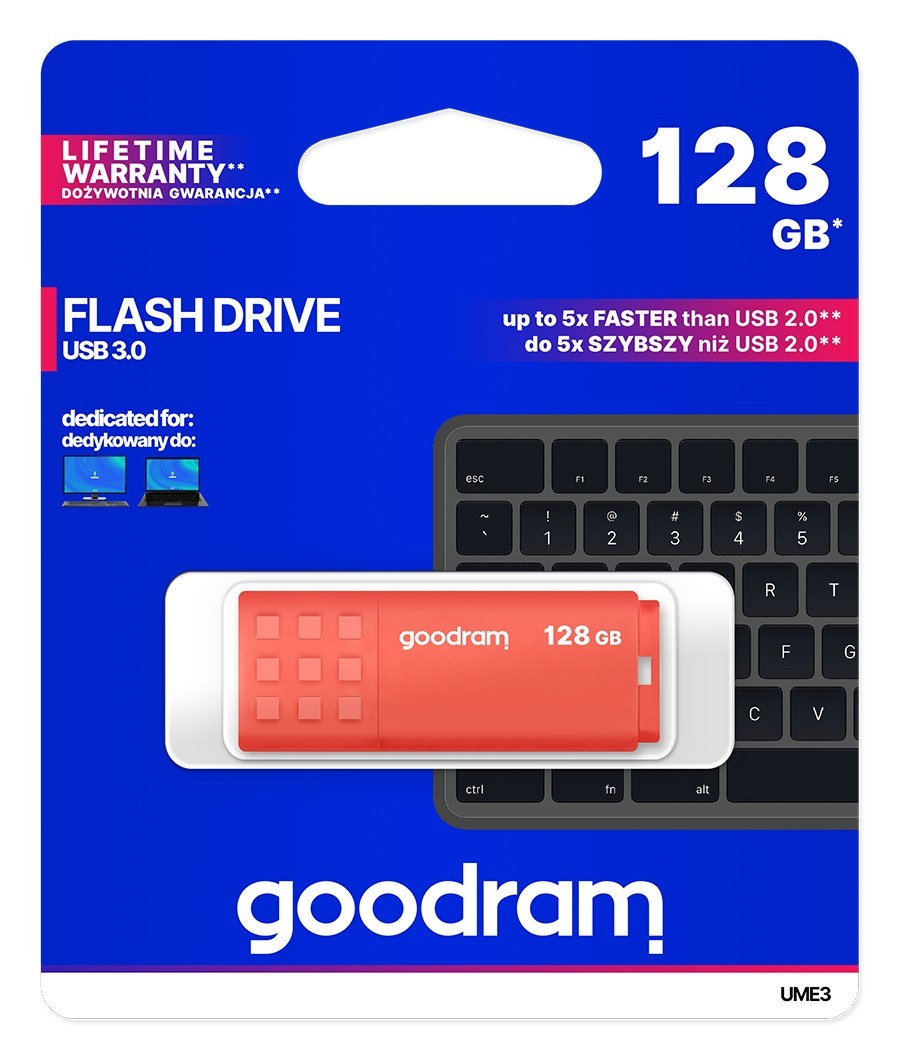 Pendrive GoodRam UME3, 128GB