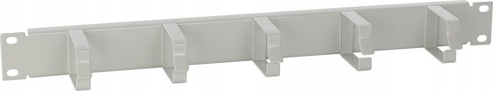 Organizues horizontal kabllosh RAOK 1P G, 1U, metalik, gri