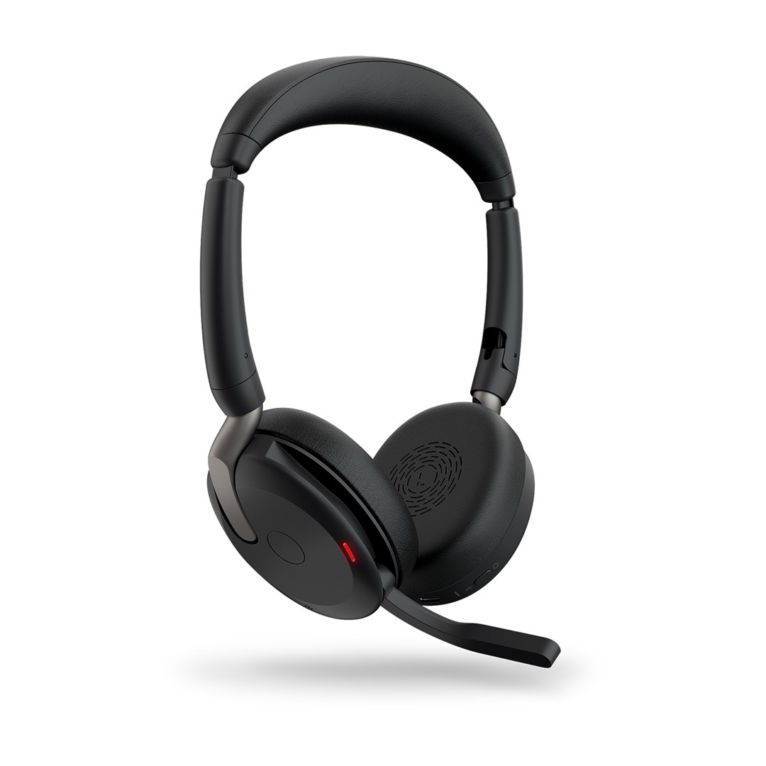 Kufje Jabra Evolve2 65 Flex, Bluetooth, të zeza