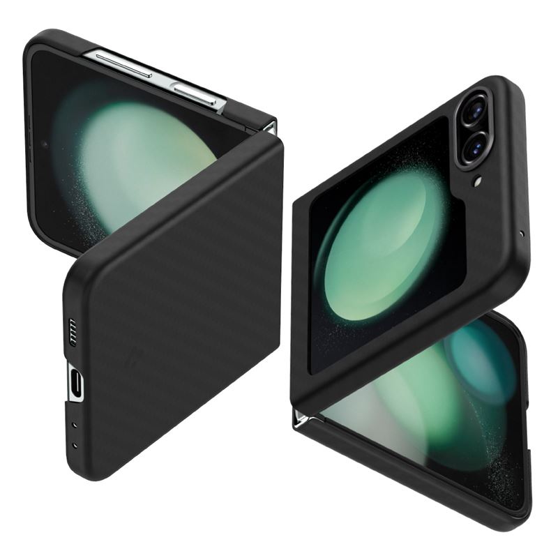 Mbështjellës për Samsung Galaxy Z Flip5 Spigen Air Skin Pro, i zi