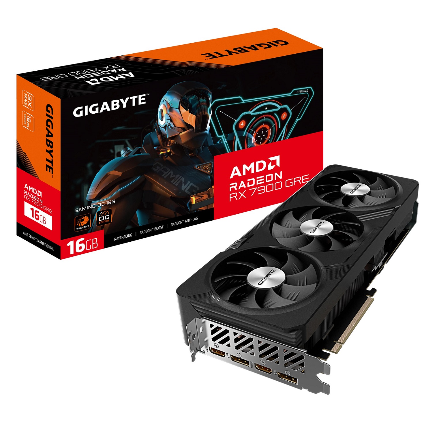 Kartelë grafike GIGABYTE Radeon RX 7900 GRE, 16GB, GDDR6