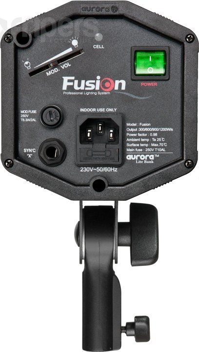 Студио ламба Aurora Fusion 600, професионален блиц, 600W, црна