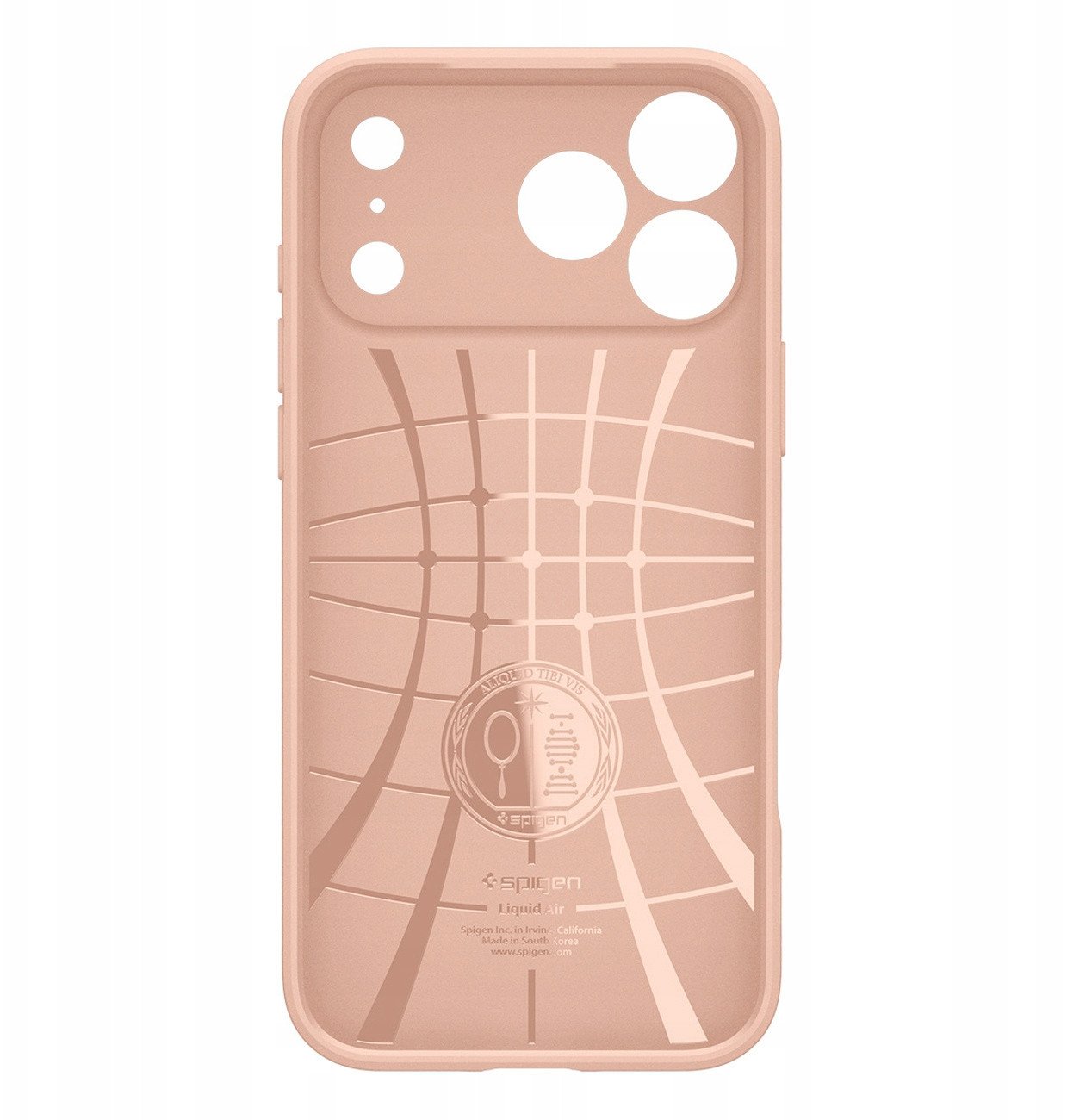 Mbulesë telefoni Spigen Liquid Air për iPhone 17 Pro Max, kundër rrëshqitjes, rozë Titanium 3