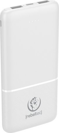 Powerbank Rebeltec P10, 10000mAh, 10W, i bardhë